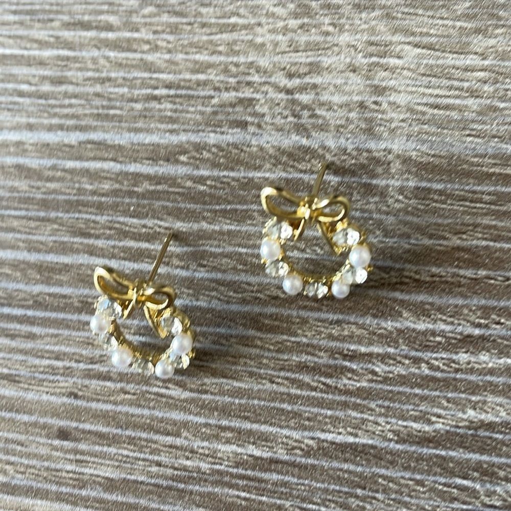 Round stud earrings N230 - Picture 4 of 5